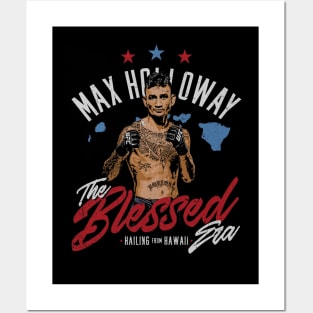Max Holloway The Blessed Hawaii Posters and Art